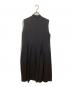 Y's (ワイズ) ノースリーブジップワンピース ブラック サイズ:サイズ表記なし：15000円