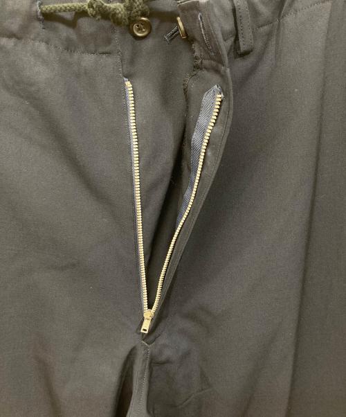 Yohji Yamamoto pour homme（ヨウジヤマモト プールオム）Yohji Yamamoto pour homme (ヨウジヤマモト プールオム) ウールギャバドローコードパンツ ネイビー サイズ:SIZE Mの古着・服飾アイテム