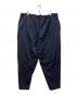 Yohji Yamamoto pour homme (ヨウジヤマモト プールオム) ウールギャバドローコードパンツ ネイビー サイズ:SIZE M：20000円
