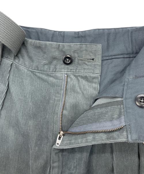 MHL（エムエイチエル）MHL (エムエイチエル) DRY COTTON NEEDLECORD SKIRT グレー サイズ:SIZE 1の古着・服飾アイテム