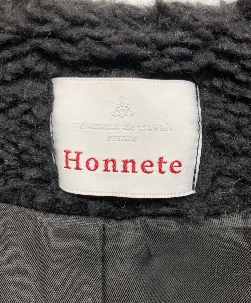 Honnete（オネット）Honnete (オネット) Oversized No Collar JK ブラック サイズ:SIZE 5の古着・服飾アイテム