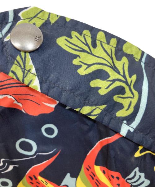 POLO RALPH LAUREN（ポロ・ラルフローレン）POLO RALPH LAUREN (ポロ・ラルフローレン) フラワーナイロンボンバージャケット ネイビー サイズ:Lの古着・服飾アイテム