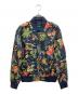 POLO RALPH LAUREN（ポロ・ラルフローレン）の古着「フラワーナイロンボンバージャケット」｜ネイビー