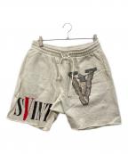 SAINT MICHAEL×VLONEセントマイケル×ヴィーロン）の古着「SWEAT SHORTS」｜アイボリー