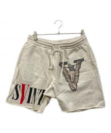 SAINT MICHAEL×VLONE（セントマイケル×ヴィーロン）の古着「SWEAT SHORTS」｜アイボリー