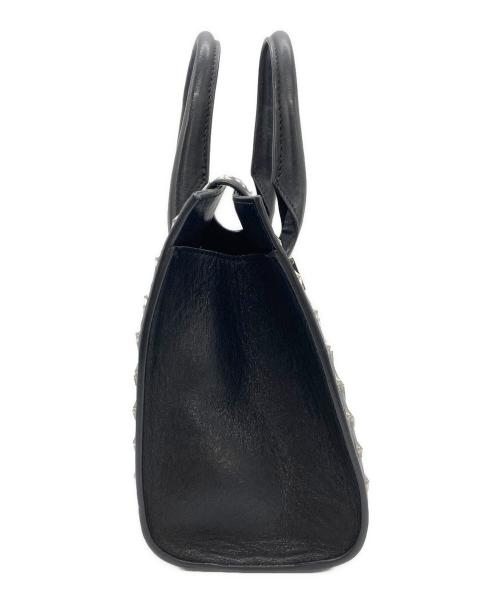 JIMMY CHOO（ジミーチュウ）JIMMY CHOO (ジミーチュウ) スタッズ2WAYショルダーバッグ ブラックの古着・服飾アイテム