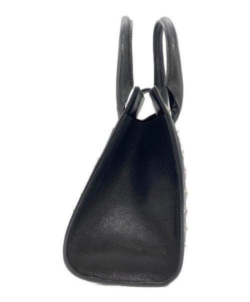 JIMMY CHOO（ジミーチュウ）JIMMY CHOO (ジミーチュウ) スタッズ2WAYショルダーバッグ ブラックの古着・服飾アイテム
