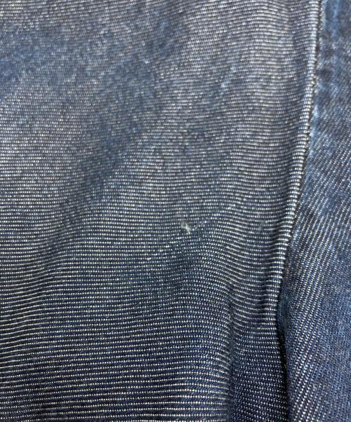 MIU MIU（ミュウミュウ）MIU MIU (ミュウミュウ) デニムショートシャツ インディゴ サイズ:36の古着・服飾アイテム