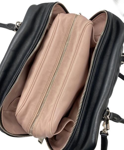 PRADA（プラダ）PRADA (プラダ) インサイド2WAYショルダーバッグ ブラックの古着・服飾アイテム