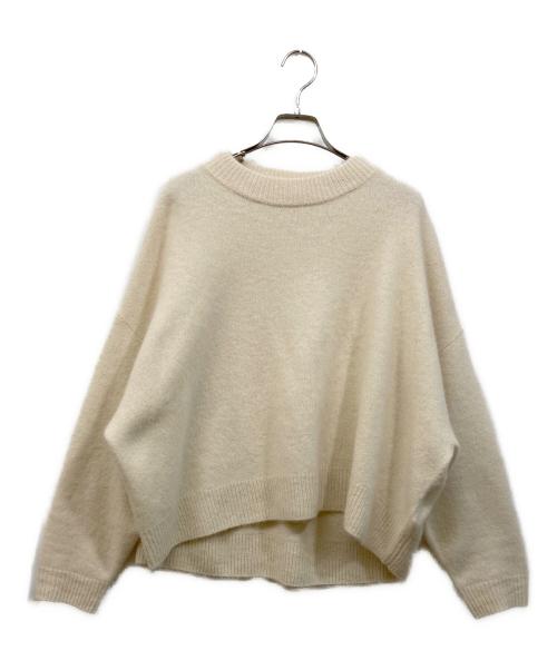 ELENDEEK（エレンディーク）ELENDEEK (エレンディーク) FOX WOOL ASYMMETRY KT アイボリー サイズ:Freeの古着・服飾アイテム