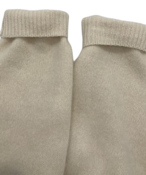 ELENDEEK（エレンディーク）ELENDEEK (エレンディーク) FOX WOOL ASYMMETRY KT アイボリー サイズ:Freeの古着・服飾アイテム