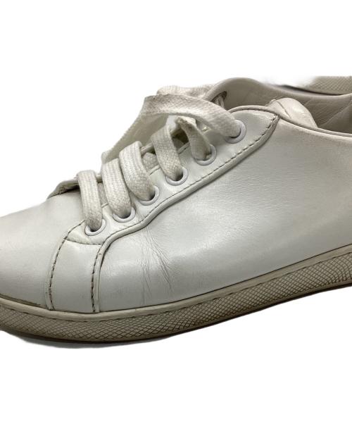 PRADA（プラダ）PRADA (プラダ) スニーカー ホワイト サイズ:	SIZE 36の古着・服飾アイテム