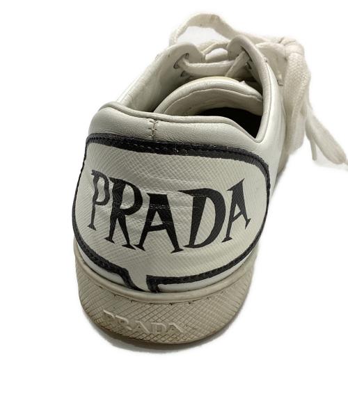 PRADA（プラダ）PRADA (プラダ) スニーカー ホワイト サイズ:	SIZE 36の古着・服飾アイテム