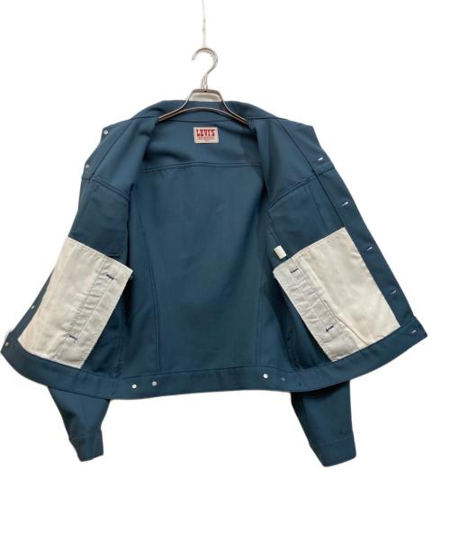 LEVI'S（リーバイス）LEVI'S (リーバイス) STA-PREST Trucker Jacket ブルー サイズ:	SIZE L (42)の古着・服飾アイテム