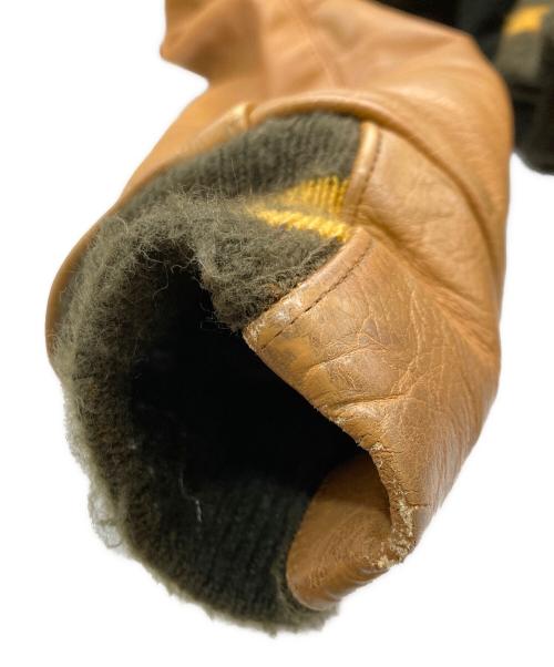 Golden Bear（ゴールデンベア）Golden Bear (ゴールデンベア) スタジャン グリーン×ブラウン サイズ:Lの古着・服飾アイテム