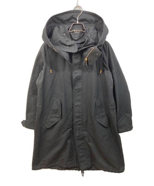THE RERACS（ザ リラクス）THE RERACS (ザ リラクス) モッズコート ブラック サイズ:34の古着・服飾アイテム