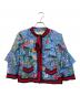 GUCCI（グッチ）の古着「フローラルシルクリボンジャケット」｜ブルー