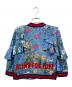 GUCCI (グッチ) フローラルシルクリボンジャケット ブルー サイズ:36：55000円