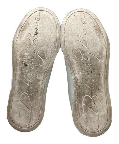 DOLCE & GABBANA（ドルチェ＆ガッバーナ）DOLCE & GABBANA (ドルチェ＆ガッバーナ) フェイクパールローカットスニーカー ホワイト サイズ:	SIZE 36 1/2の古着・服飾アイテム