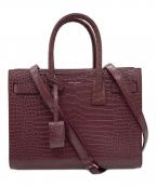 Saint Laurent Parisサンローランパリ）の古着「2WAYバッグ/サックドジュール ベイビー」｜ボルドー