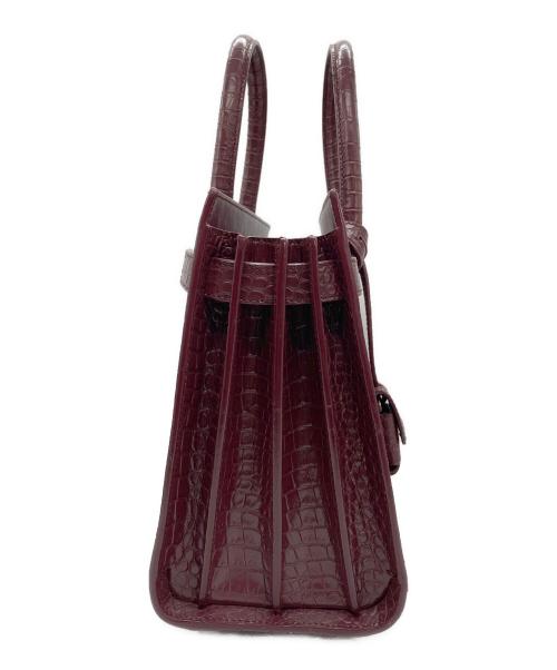 Saint Laurent Paris（サンローランパリ）Saint Laurent Paris (サンローランパリ) 2WAYバッグ/サックドジュール ベイビー ボルドーの古着・服飾アイテム