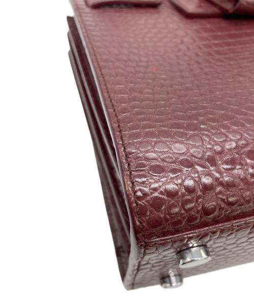 Saint Laurent Paris（サンローランパリ）Saint Laurent Paris (サンローランパリ) 2WAYバッグ/サックドジュール ベイビー ボルドーの古着・服飾アイテム