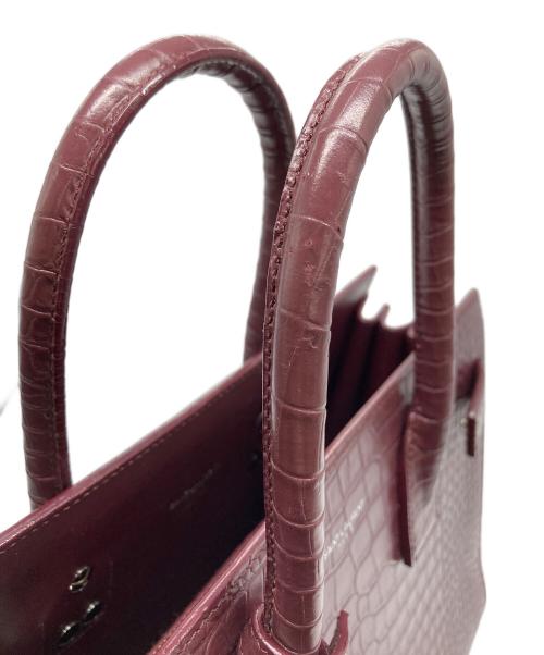 Saint Laurent Paris（サンローランパリ）Saint Laurent Paris (サンローランパリ) 2WAYバッグ/サックドジュール ベイビー ボルドーの古着・服飾アイテム