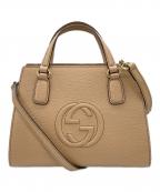 GUCCIグッチ）の古着「ソーホー インターロッキングG バッグ」｜ベージュ