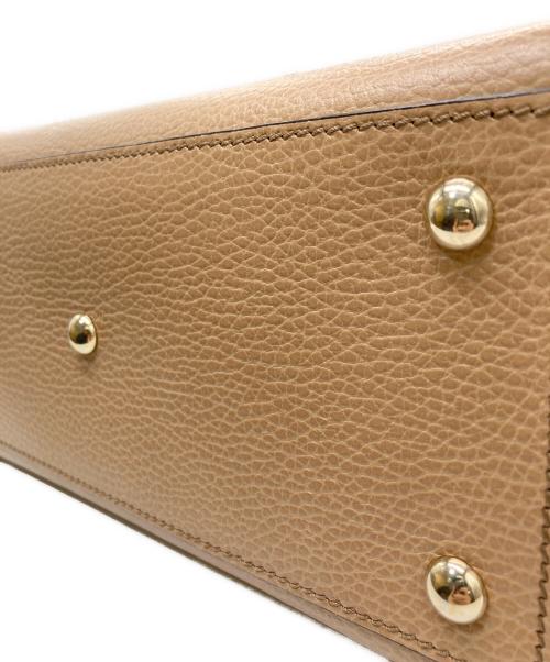 GUCCI（グッチ）GUCCI (グッチ) ソーホー インターロッキングG バッグ ベージュの古着・服飾アイテム