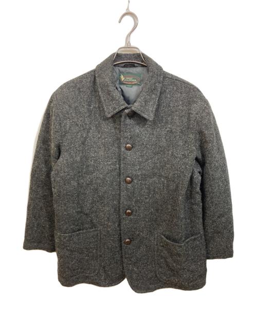 BERT PULITZER（バートピューリッツァー）BERT PULITZER (バートピューリッツァー) Harris Tweed (ハリスツイード) ウールジャケット グレー サイズ:	SIZE Mの古着・服飾アイテム