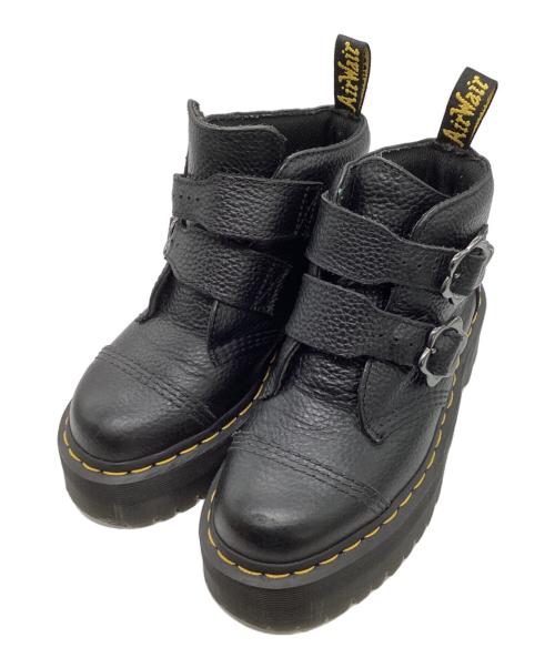 Dr.Martens（ドクターマーチン）Dr.Martens (ドクターマーチン) QUAD RETRO DEVON FLWR ブラック サイズ:	UK4(23cm)の古着・服飾アイテム