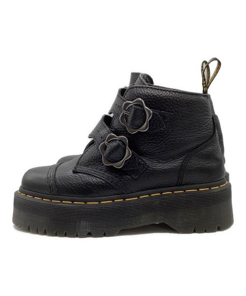 Dr.Martens（ドクターマーチン）Dr.Martens (ドクターマーチン) QUAD RETRO DEVON FLWR ブラック サイズ:	UK4(23cm)の古着・服飾アイテム