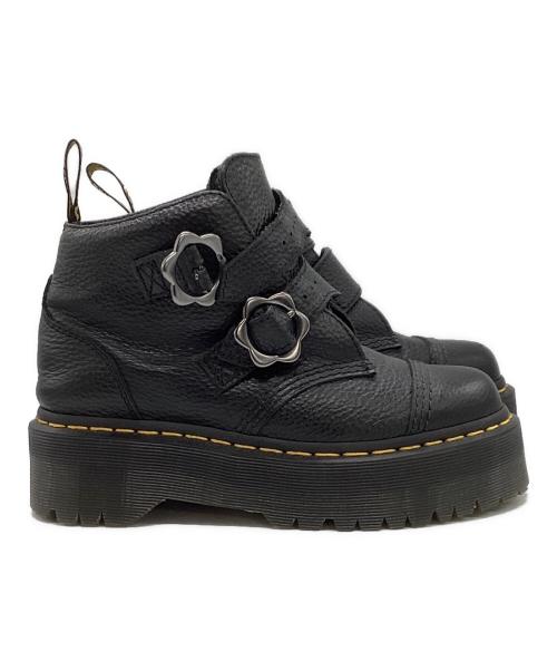 Dr.Martens（ドクターマーチン）Dr.Martens (ドクターマーチン) QUAD RETRO DEVON FLWR ブラック サイズ:	UK4(23cm)の古着・服飾アイテム