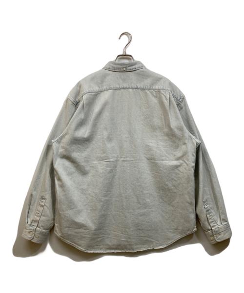 SUPREME（シュプリーム）SUPREME (シュプリーム) Small Box Shirt Washed Blueスモール ボックスロゴ デニムシャツ ウォッシュドブルー デニム シャツ インディゴ サイズ:SIZE Lの古着・服飾アイテム