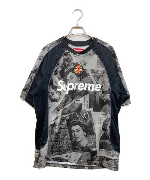 SUPREME（シュプリーム）SUPREME (シュプリーム) Pounds Soccer Jersey ブラック サイズ:SIZE Lの古着・服飾アイテム