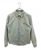 AMI PARISアミ パリス）の古着「デニムシャツ」｜ブルー