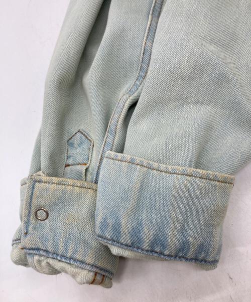 AMI PARIS（アミ パリス）AMI PARIS (アミ パリス) デニムシャツ ブルー サイズ:SIZE Sの古着・服飾アイテム