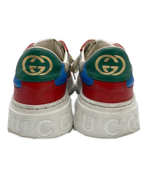 GUCCI（グッチ）GUCCI (グッチ) GGスプリームローカットスニーカー マルチカラー サイズ:SIZE 6の古着・服飾アイテム