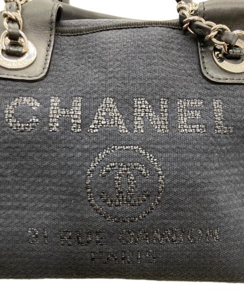 CHANEL（シャネル）CHANEL (シャネル) ドーヴィルボーリングバッグ ブラックの古着・服飾アイテム