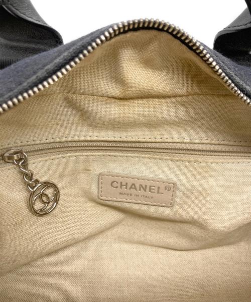 CHANEL（シャネル）CHANEL (シャネル) ドーヴィルボーリングバッグ ブラックの古着・服飾アイテム