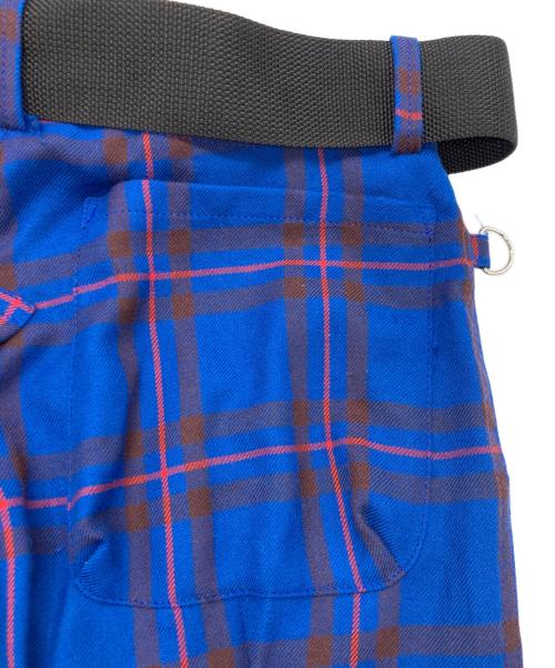666（666）666 (666) ボンデッジトラウザーズ ブルー サイズ:	SIZE Mの古着・服飾アイテム
