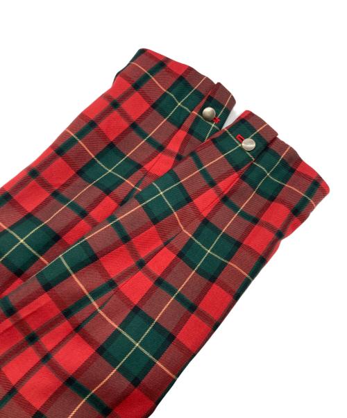 666（666）666 (666) チェックブレザージャケットセットアップ レッド サイズ:	SIZE Lの古着・服飾アイテム