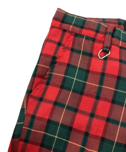 666（666）666 (666) チェックブレザージャケットセットアップ レッド サイズ:	SIZE Lの古着・服飾アイテム