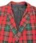 中古・古着 666 (666) チェックブレザージャケットセットアップ レッド サイズ:	SIZE L：5000円