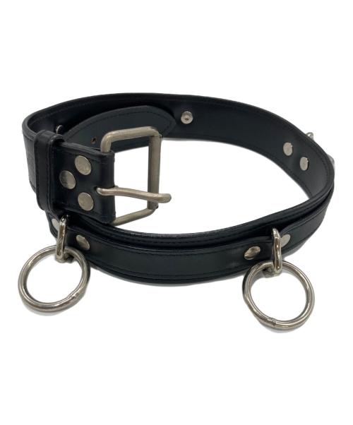 666（666）666 (666) MyWayMan Sid Ring Belt ブラックの古着・服飾アイテム