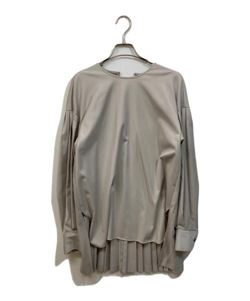 LE PHIL（ル フィル）LE PHIL (ル フィル) バックプリーツブラウス アイボリー サイズ:	SIZE Freeの古着・服飾アイテム
