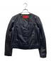 MAX&Co.（マックスアンドコー）の古着「ラムレザージャケット」｜ネイビー