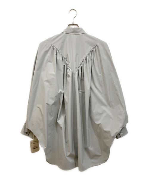 LE PHIL（ル フィル）LE PHIL (ル フィル) SOLOTEXブロードブラウス グレー サイズ:FREEの古着・服飾アイテム