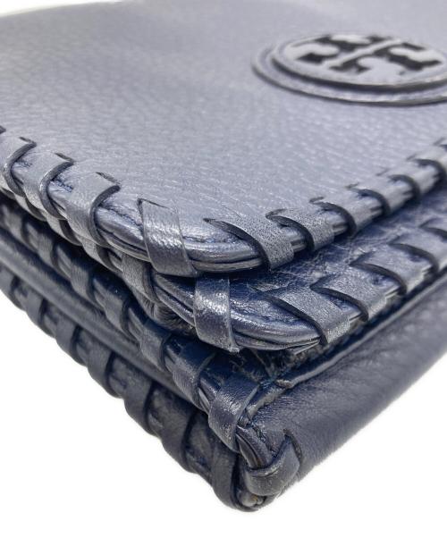 TORY BURCH（トリーバーチ）TORY BURCH (トリーバーチ) マリオンチェーンショルダーバッグ ネイビーの古着・服飾アイテム