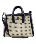 TORY BURCHトリーバーチ）の古着「ロビンソントートバッグ」｜ホワイト